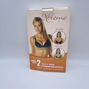 Xtreme Bra Push Up Bodice Bra Black instant increase bust up to 2 sizes S/M